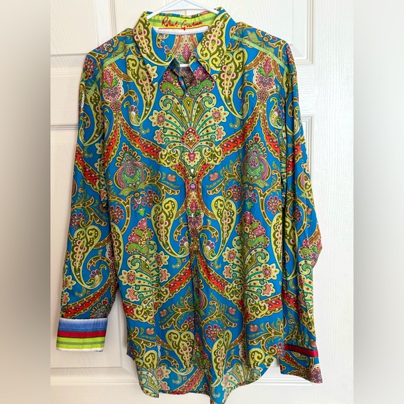 Robert Graham Vibrant Multicolor Men's Shirt